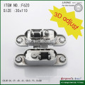 3D adjustable zinc alloy hidden hinges